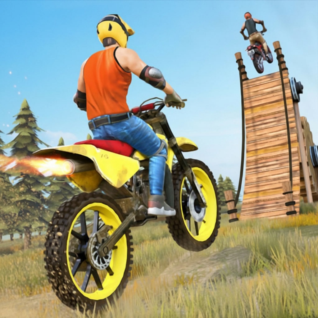 Bike Stunt 3D Race Bike Games