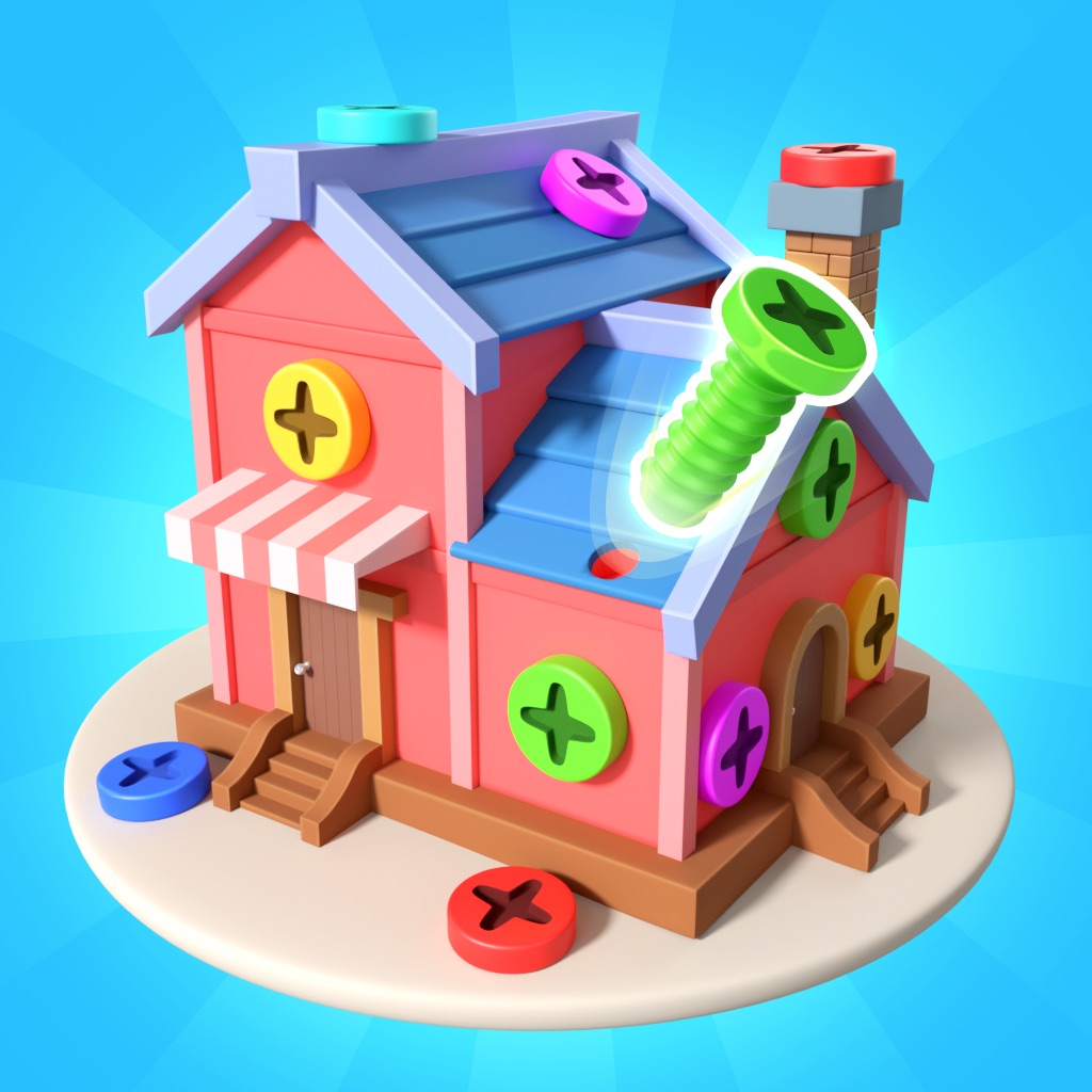 Screw Sort 3D - Pin Puzzle